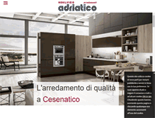 Tablet Screenshot of mobilificioadriatico.com